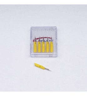Fuyaku Fine İnce Plastik Dipli 4.4 mm Kılçık Tabanca İğnesi 27 mm (5 Adet)