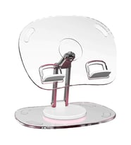 PowerMaster PM-24571 Q16 360 Derece Hareketli Şeffaf Ipad Tablet Ve Telefon Tutucu Stand