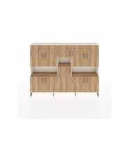 Arges Dolap 14 Raflı 10 Kapaklı 220x30x163 Aytaşı-Çam