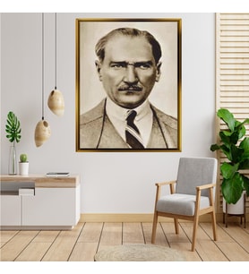 ÇERÇEVELİ ATATÜRK TABLO S366