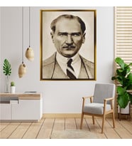 ÇERÇEVELİ ATATÜRK TABLO S366