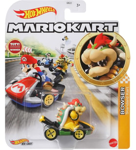 Sıcak Tekerlekler Mario Kart Bowser Standart Kart (Çok Renkli)