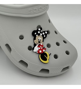 Terlik Süsü ve Aksesuarı , Çanta Süsü – Renkli Dev Boy Jibbitz Minie Mouse Görselli Figür Aksesuarı