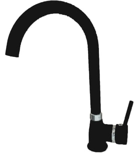 POLEX Cristalux Swan-1 Mutfak Evye Bataryası (Siyah)