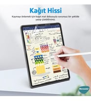 Lexroo Samsung Galaxy Tab S11 Ultra Paper Feel Kağıt Dokulu Mat Ekran Koruyucu [Galaxy - Şeffaf]