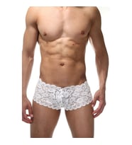 Erkek Dantel Erotik Boxer String Kilot İç Çamaşır