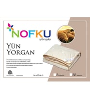 Nofku Tek Kişilik Yün Yorgan 155X215