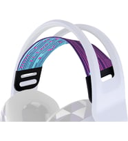 Logitech G733 / G535 / G335 ile Uyumlu Yedek Kafa Bandı - Yumuşak Esnek Kumaş, Uzun Ömürlü ve Ekstra Dayanıklı Yapı (Mor - Pembe Noktalı)