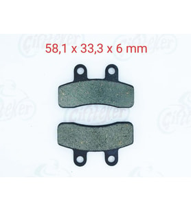 Ön Fren Disk Balatası Fa448 Rmg Rapid 50 Lifan Lf 125 İtaljet Pit Jet 50-125