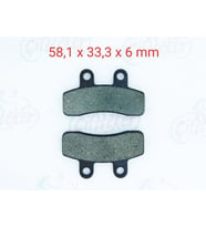 Ön Fren Disk Balatası Fa448 Rmg Rapid 50 Lifan Lf 125 İtaljet Pit Jet 50-125