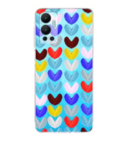 PrintiFy İnfinix Hot 12 ile Uyumlu Water Color 1  Kamera Korumalı Şeffaf  Kılıf