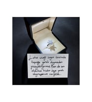 Lotus Çiçeği Yüzük & Işıklı Yüzük Kutusu - 925 Ayar Gümüş Yüzük