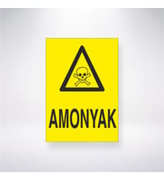 Amonyak 21x28 Arkası Yapışkanlı Levha