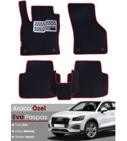 AUDİ Q2 (2020-2024) Uyumlu EVA Paspas Tam Set–Araca Özel,Su Geçirmez,Hızlı ve Kolay Montaj