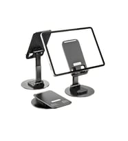 Vos Versa Telefon ile Tablet Standı Masaüstü Kaymaz Metal Kasalı 360 Derece Dönebilir ve Katlanabilir VK1013