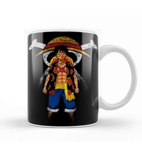 Gomu Gomu One One Piece Anime Kupa Bardak Porselen