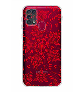 Samsung Galaxy M31  Kamera Korumalı Kapak Nostalji Desen Tasarımlı  Şeffaf  Kılıf