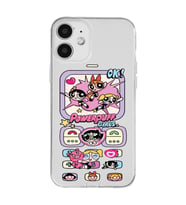 Iphone 12 Uyumlu Powerpuff Girls Tasarımlı Şeffaf Telefon Kılıfı