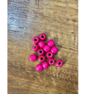 15 ADET PEMBE AHŞAP TAKI BONCUĞU 1X1 CM
