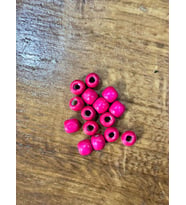15 ADET PEMBE AHŞAP TAKI BONCUĞU 1X1 CM