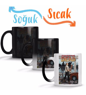 Shaun Of The Dead The Walking Shaun Sihirli Kupa Bardak Porselen