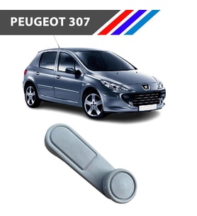 Peugeot 307 Cam Açma Kolu 1 Adet Gri Renk 2001 - 2008
