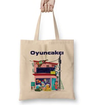 Oyuncakçı 01 Bez Çanta Uzun Saplı