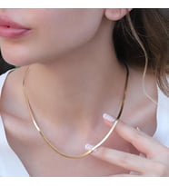 Gold Kaplama Gümüş İtalyan Zincir