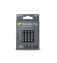 GP AAA 800 mAh Şarjlı İnce Kalem Pil 4'lü Paket Recyko