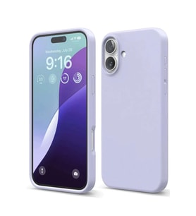 iPhone 16 Plus Kılıf Nano içi Kadife Silikon - Lila