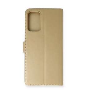 Galaxy Note 20 Kılıf Trend S Plus Kapaklı Kılıf - Gold