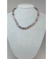 Akik Taşı Kolye 8mm (23570) (Klipsli)