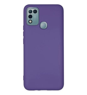 Durukar® İnfinix Hot 10 Play Kılıf Nano içi Kadife Silikon - Mor