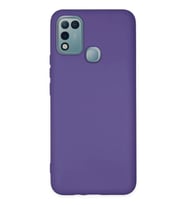 Durukar® İnfinix Hot 10 Play Kılıf Nano içi Kadife Silikon - Mor