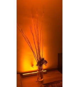 10 Cm Dekoratif Aydınlatma Wallwasher Amber