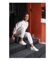 Jump 26835 Cırtlı Kadın Spor Ayakkabı BEYAZ