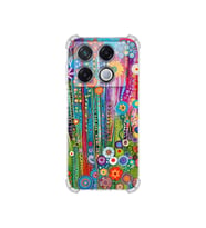 PrintiFy İnfinix Gt20 Pro ile Uyumlu Düşlerin Dansı Serisi Folklorik Bahçe Tasarımlı Uv Baskılı Köşe Korumalı Antişok Kılıf