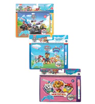3 lü Set Paw Petrol Sulu Boyama Kitabı Sihirli Kalem Sihirli Boyama Eğitici Kitap Paw Petrol Boyama (Çok Renkli)