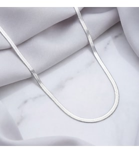 Çelik Zincir 316L Balık Sırtı Model 2 MM ZN-215 (Beyaz)