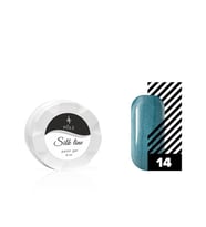 Jel boya & Nail art/dizayn Silk line 14 turkuaz metalik 6 ml.