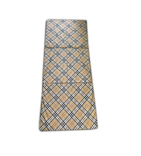 Katlanır Yer Yatağı Ve Tek Kişilik Sünger Katlanır Minder Yatak 70x180 Cm 6 Cm-kahverengi Ekose