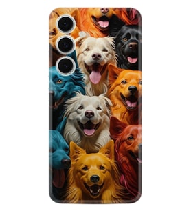 Samsung Galaxy A16 Kılıf Boutique Baskılı Resimli Köpekçikler Pcode -026