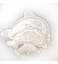 Capiz Üçlü Set -Yunus Şekilli Sedef 47X32 CM