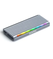 DARK USB- Type-C DK-AC-DSEM5 M2 NVME/SATA SSD Alüminyum Harddisk - SSD Kutusu RGB Ledli