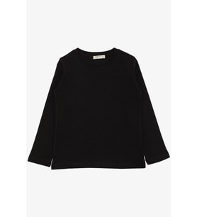 Breeze Erkek Çocuk Uzun Kollu Tişört Basic 4-8 Yaş, Siyah