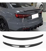 Audi A4 B9 S4 Bagaj Üstü Spoiler Parlak Siyah Spoyler Plastik İthal 2018+