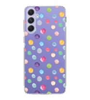 PrintiFy Samsung Galaxy A54 ile Uyumlu Water Color 6  Kamera Korumalı Şeffaf  Kılıf