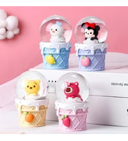 Mickey Mouse Işıklı Kar Küresi 9 Cm Alk3111