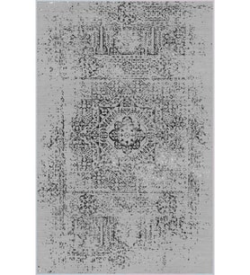 Eliana Home Baskılı, Yıkanabilir Kaymaz Taban Salon Halısı LNA1318 100x150 cm (Gri)