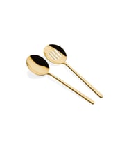 THE MİA SALATA SERVİS SETİ GOLD 2 PARÇA 